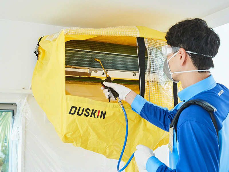 ダスキン本庄西のエアコンクリーニング