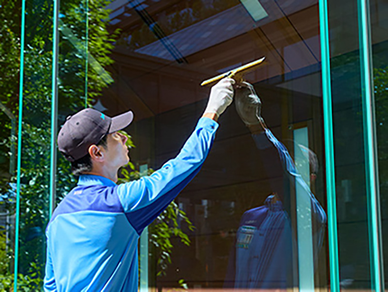 ダスキンのガラスクリーニング